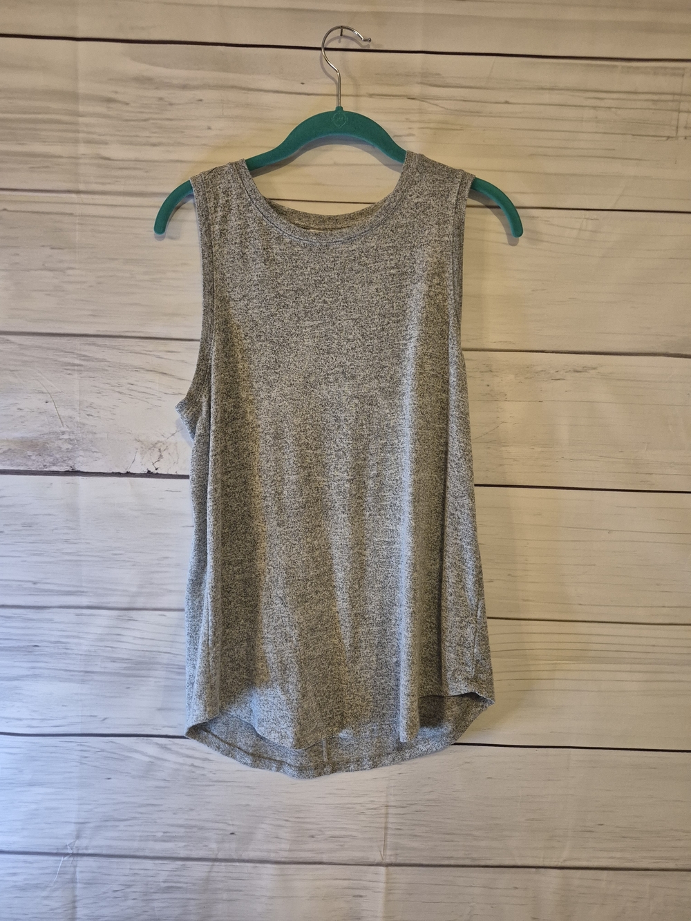 GAP Heather Gray Space Dye Sleeveless Tank Medium